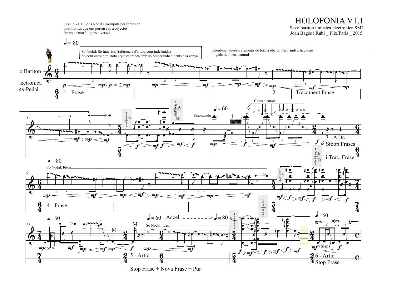 Holofonia v1.1 score page 1