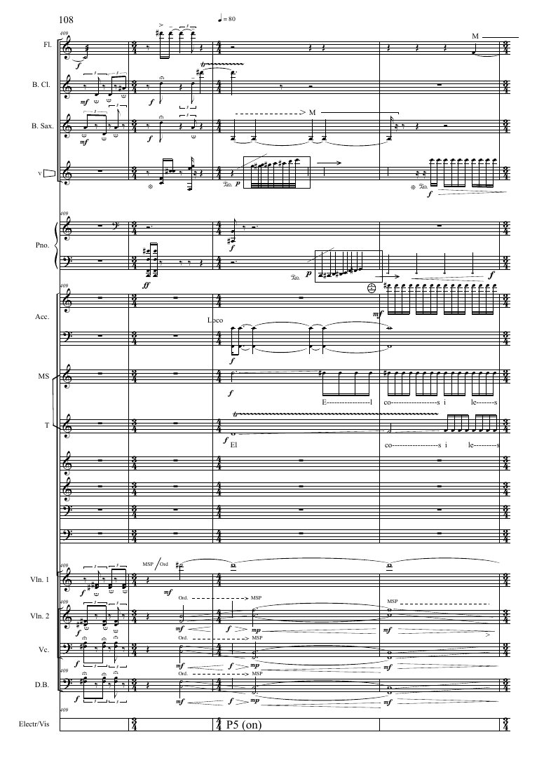 IB score p. 108 · bars 409–412