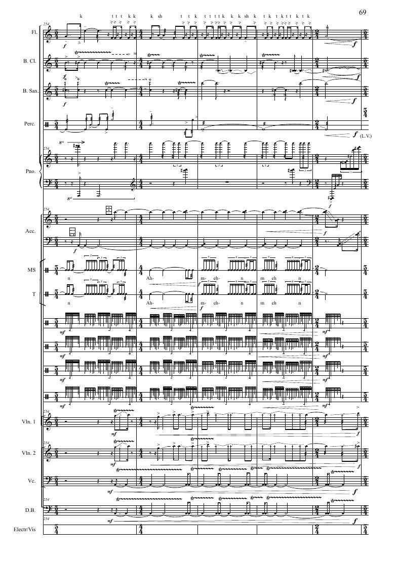 IB score p. 69 · bars 254–258